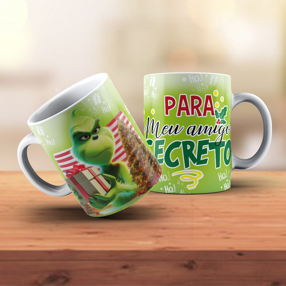 18 Artes para Caneca Grinch Natal Arquivo em Jpg 15