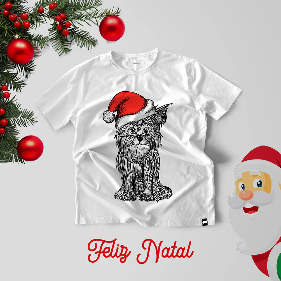 30 Artes para Camisa Papai Noel Natal Arquivo Editável  1