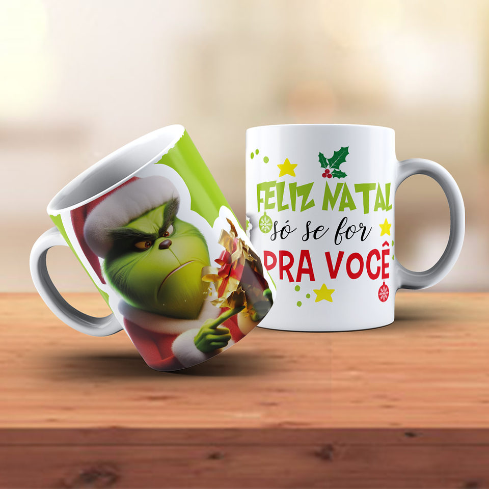 18 Artes para Caneca Grinch Natal Arquivo em Jpg 16