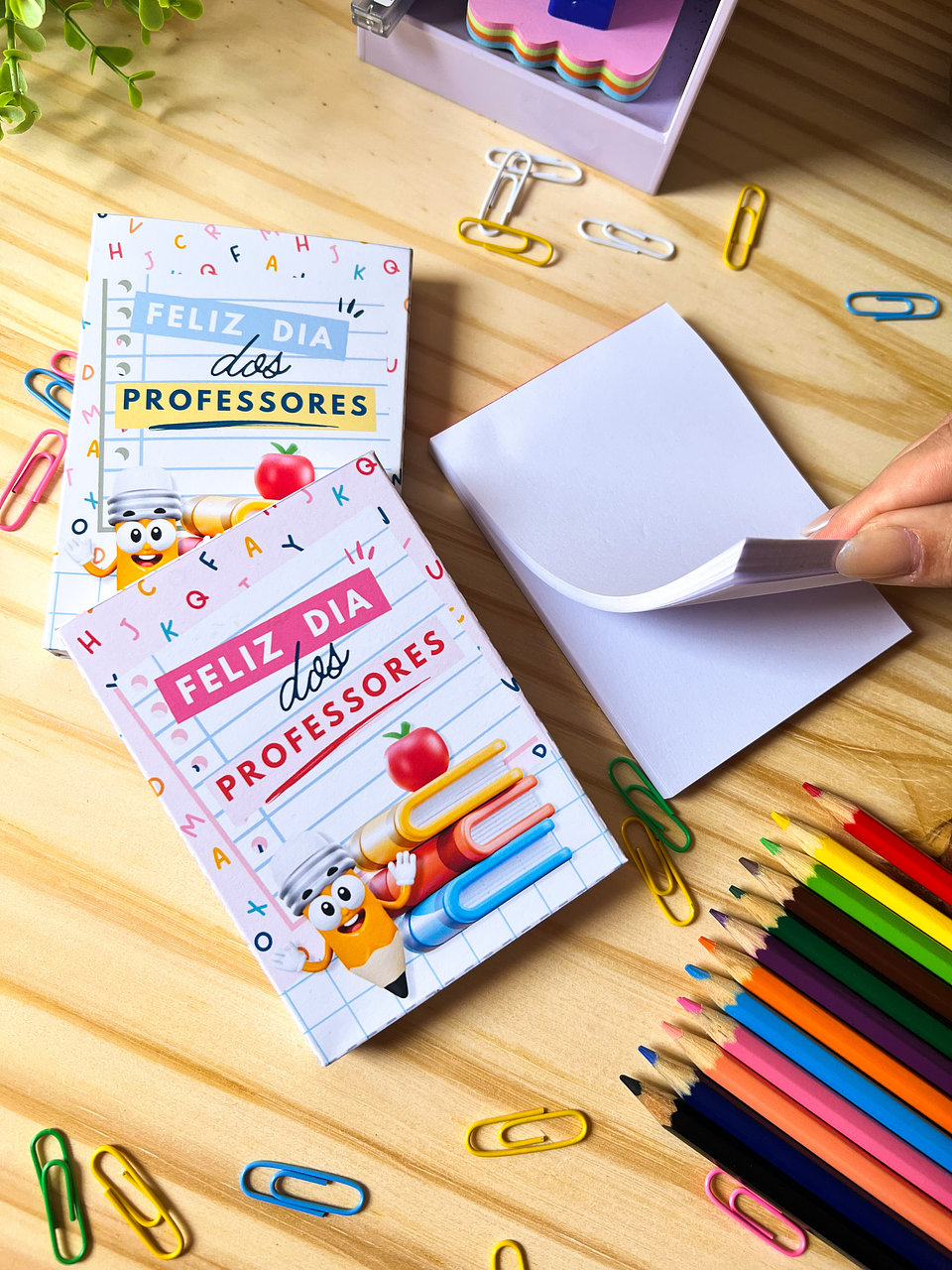 Arquivo para Caixinha Bloquinho Dia dos Professores em Pdf  5