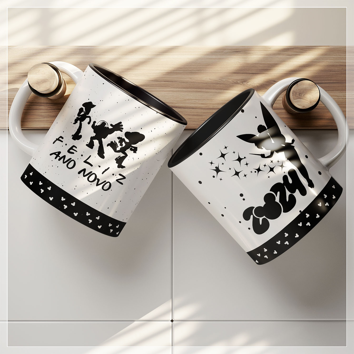 21 Artes para Caneca e Camisa Disney Ano Novo 2024 Arquivo em Png 7