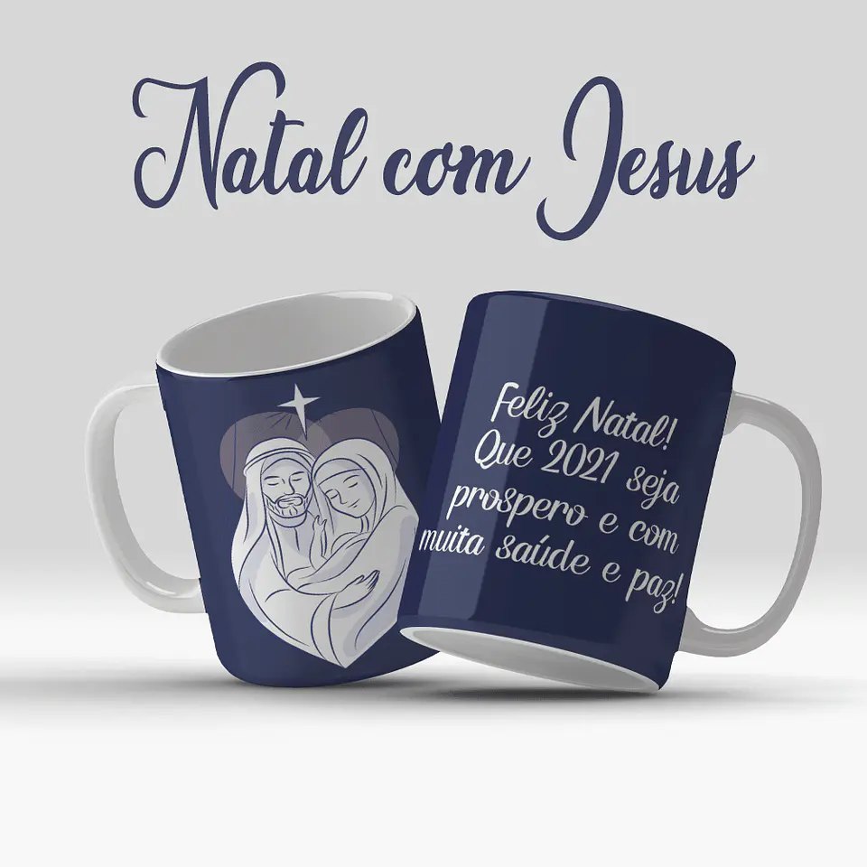 23 Artes para Caneca Natal Arquivo Editável  8