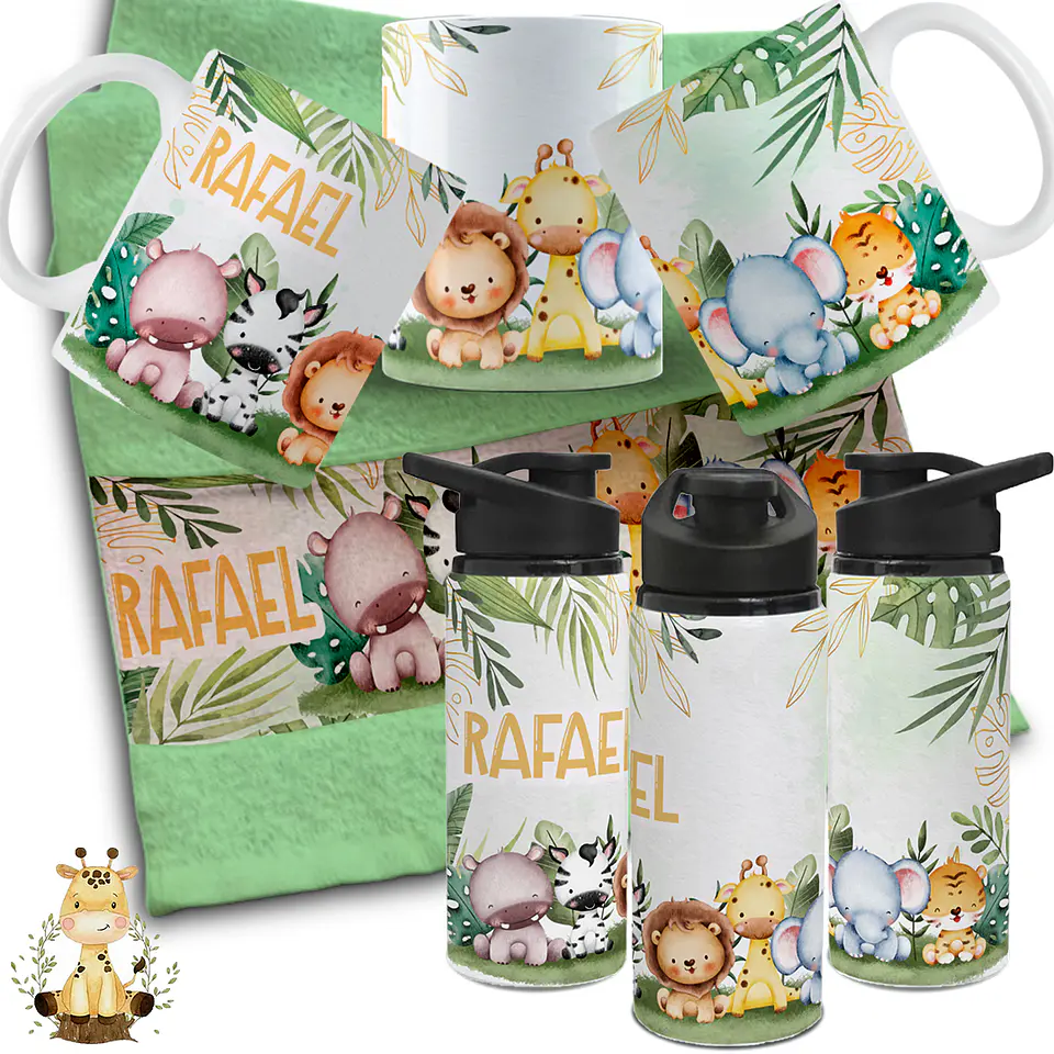27 Artes Para Personalização Caneca, Toalhinha e Garrafinha Escolares Personagens 2024 Arquivo em Editável  19