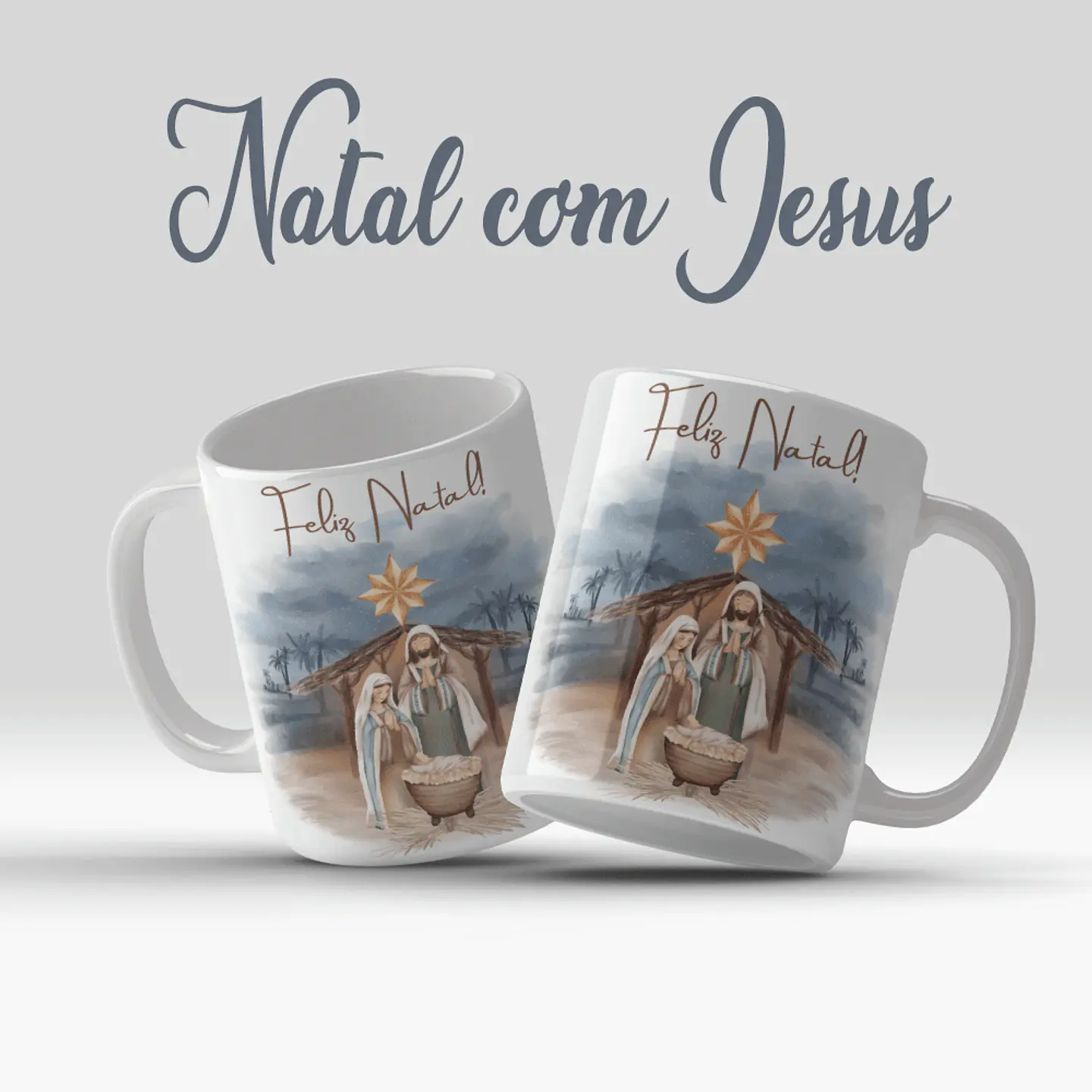 23 Artes para Caneca Natal Arquivo Editável  11