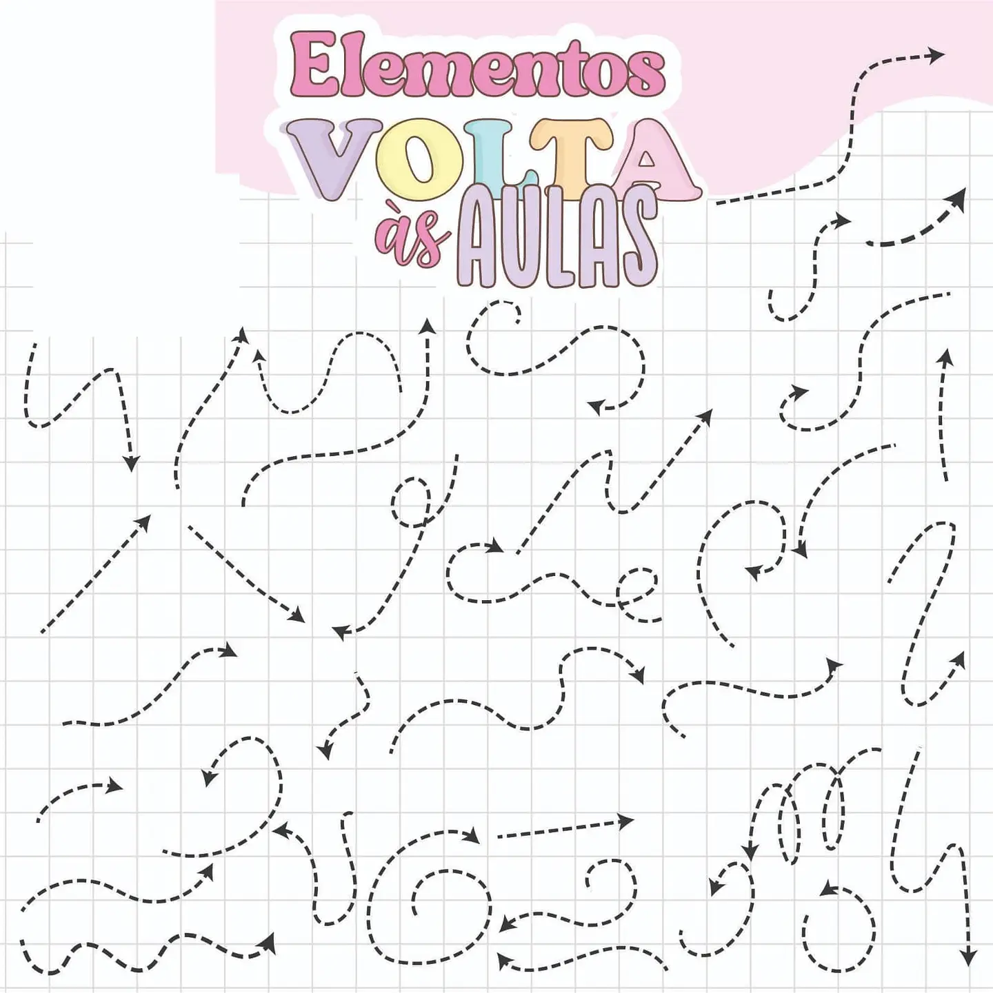 Kit Digital Volta as Aulas  Alfabeto Mais Mascatinhos Arquivos em Png   3