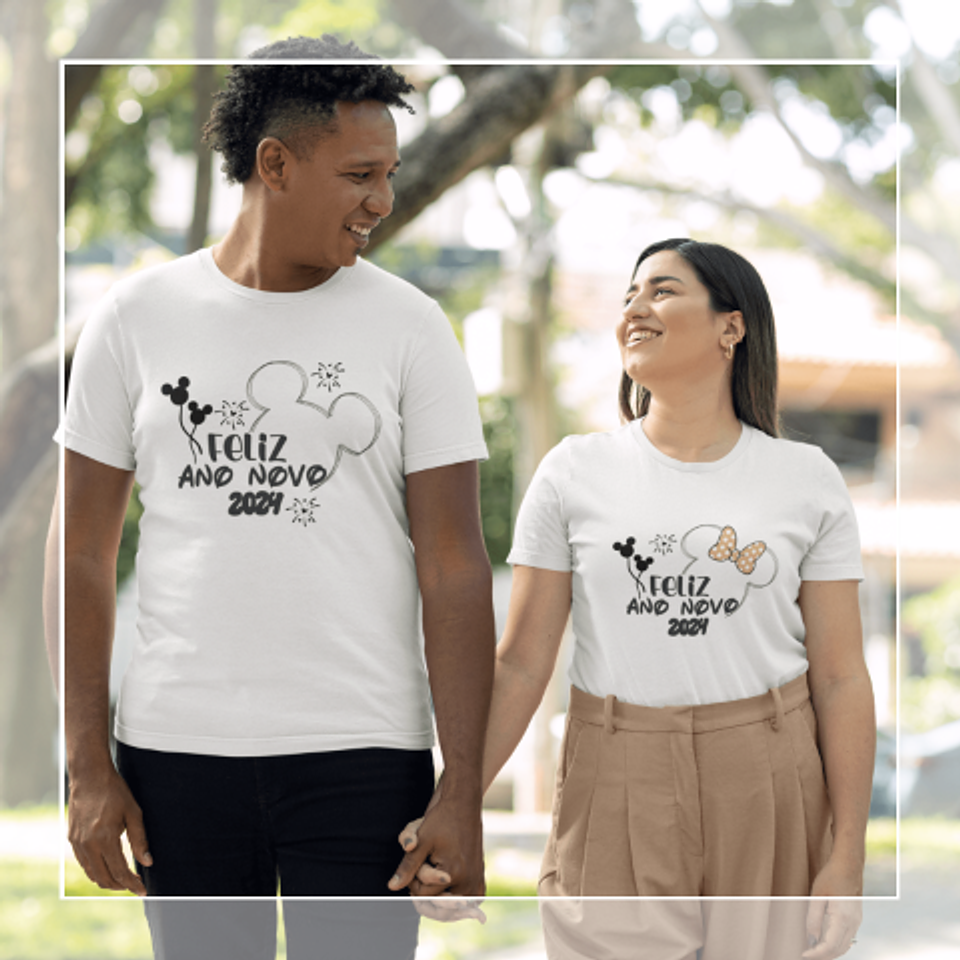 21 Artes para Caneca e Camisa Disney Ano Novo 2024 Arquivo em Png 12