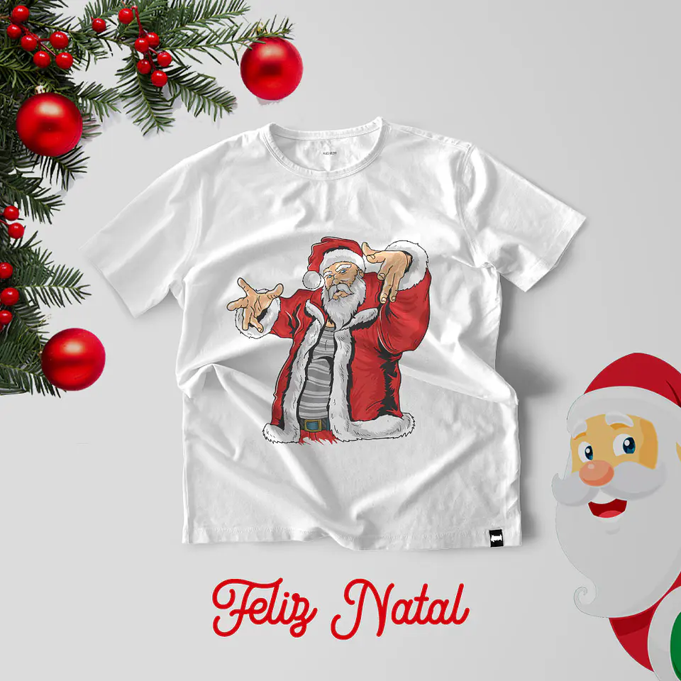 30 Artes para Camisa Papai Noel Natal Arquivo Editável  10