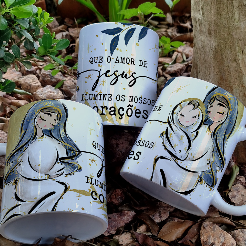 5 Artes para Caneca Natal Arquivo Editável  3