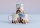 37 Artes para Caneca Natal Personagens Arquivo em Jpg - Thumbnail 6