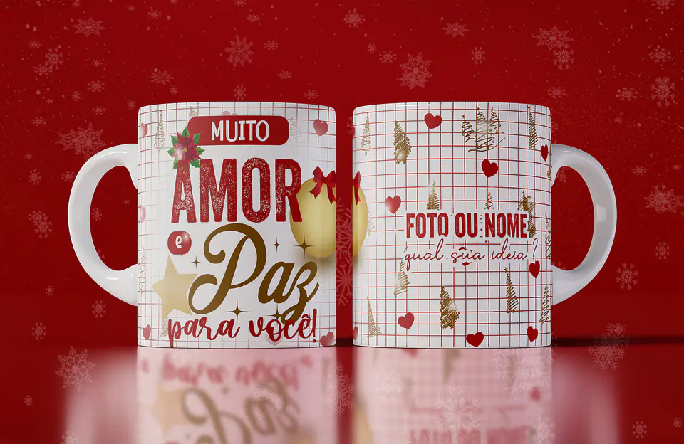 40 Artes para Caneca e Camisa Natal Arquivo em Jpg 10