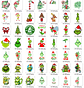 Kit Digital Grinch Natalino Completo Arquivos em Png   - Thumbnail 8