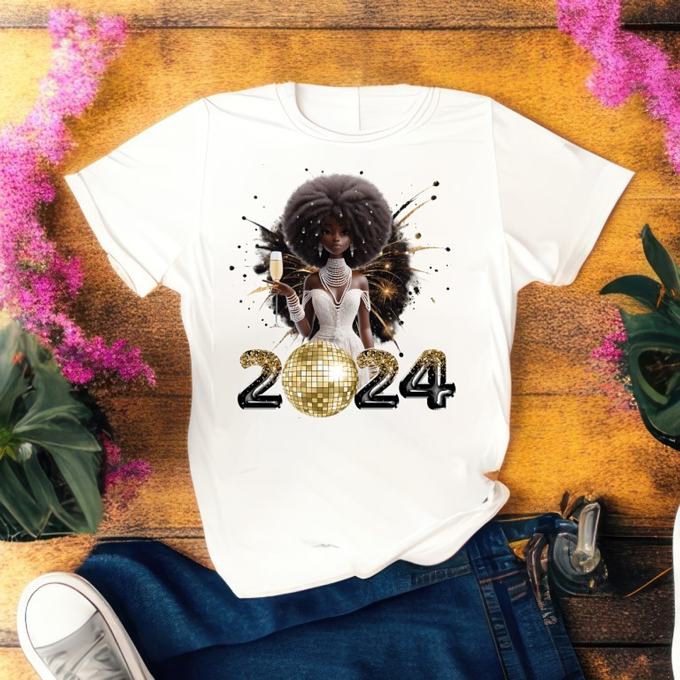 12 Artes para Camisa Mascotinhas Ano Novo 2024 Arquivo em Png 3