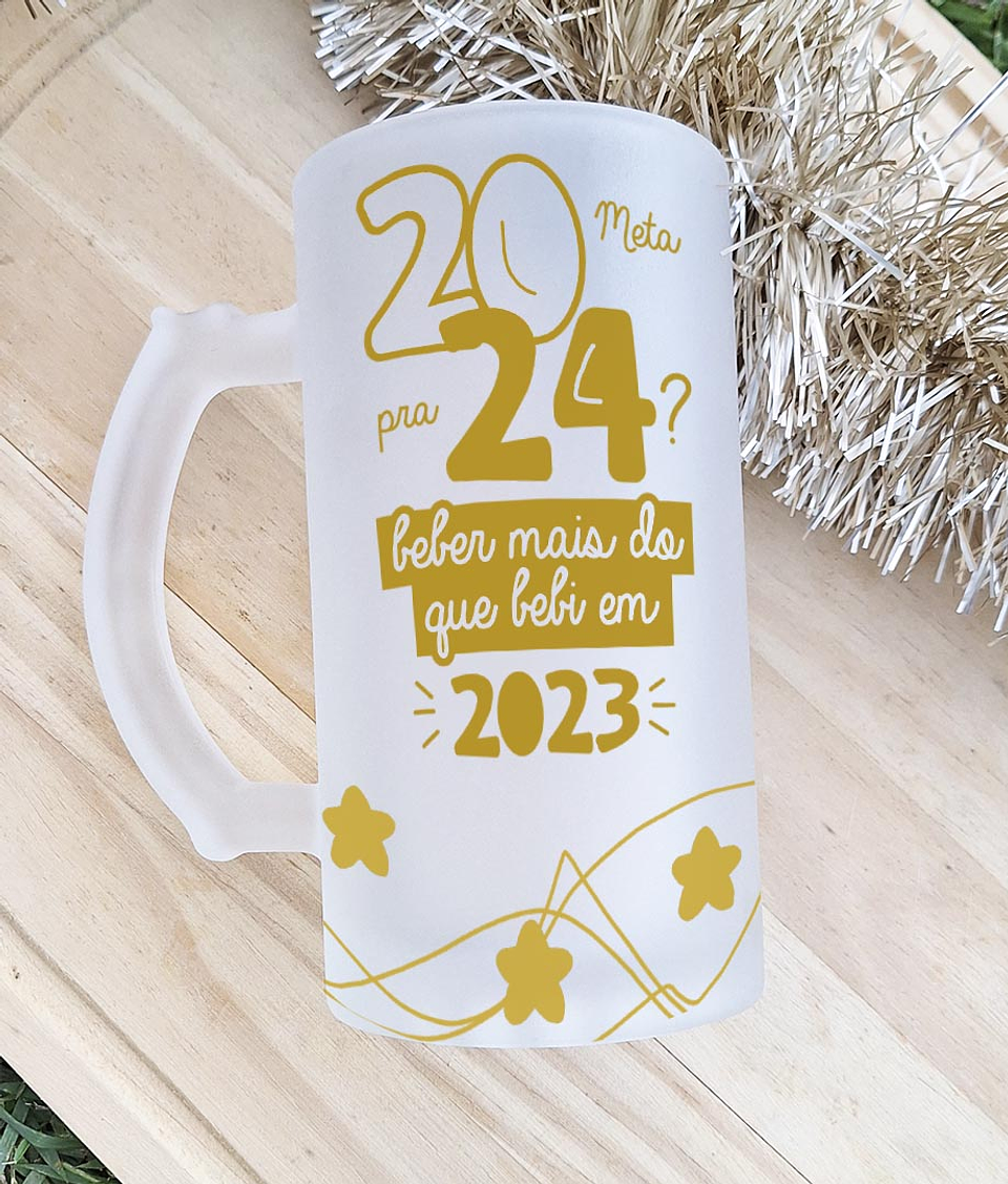 10 Artes para Copo Ano Novo 2024 Arquivo Editável  5