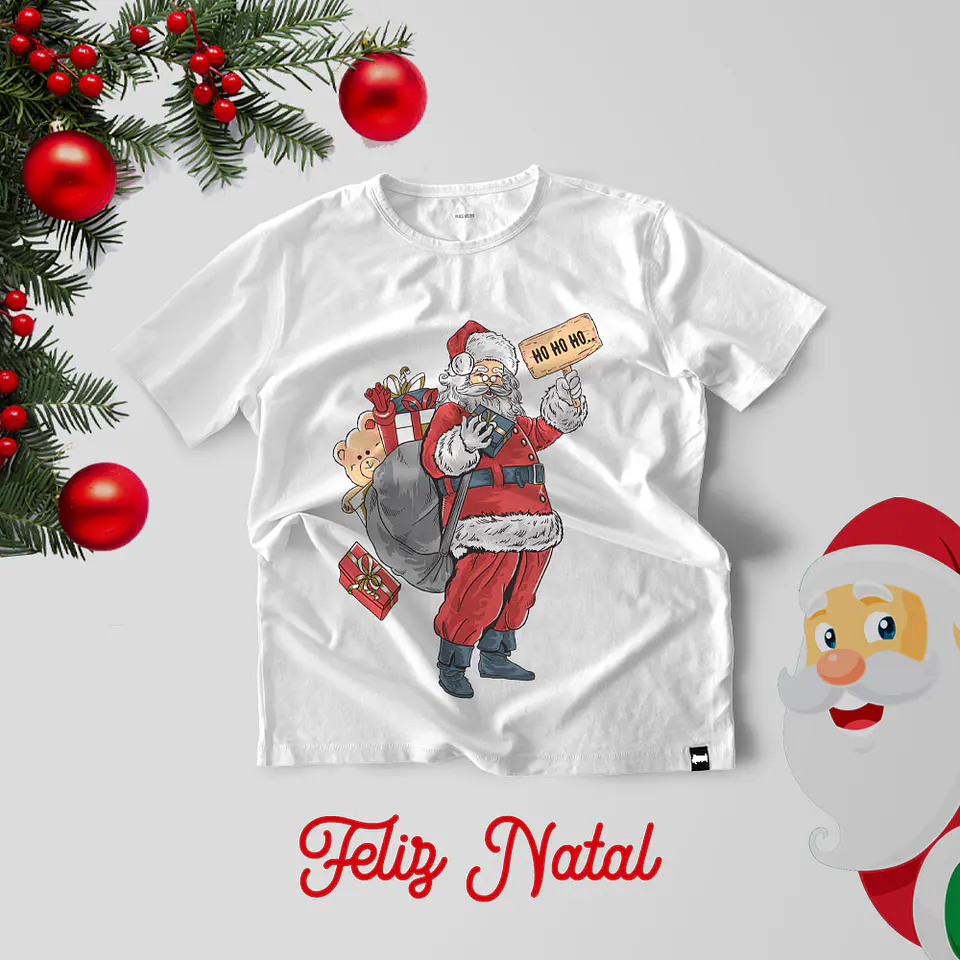 30 Artes para Camisa Papai Noel Natal Arquivo Editável  15