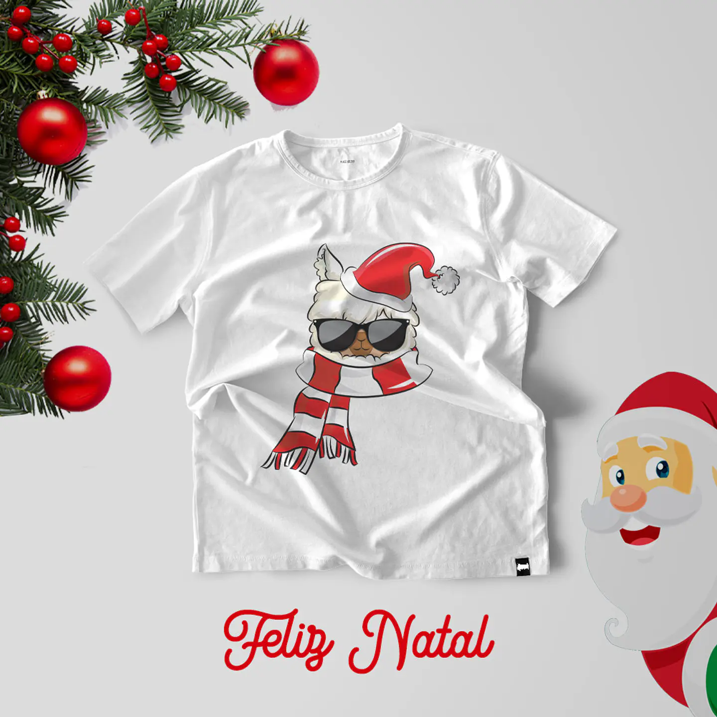 30 Artes para Camisa Papai Noel Natal Arquivo Editável  16