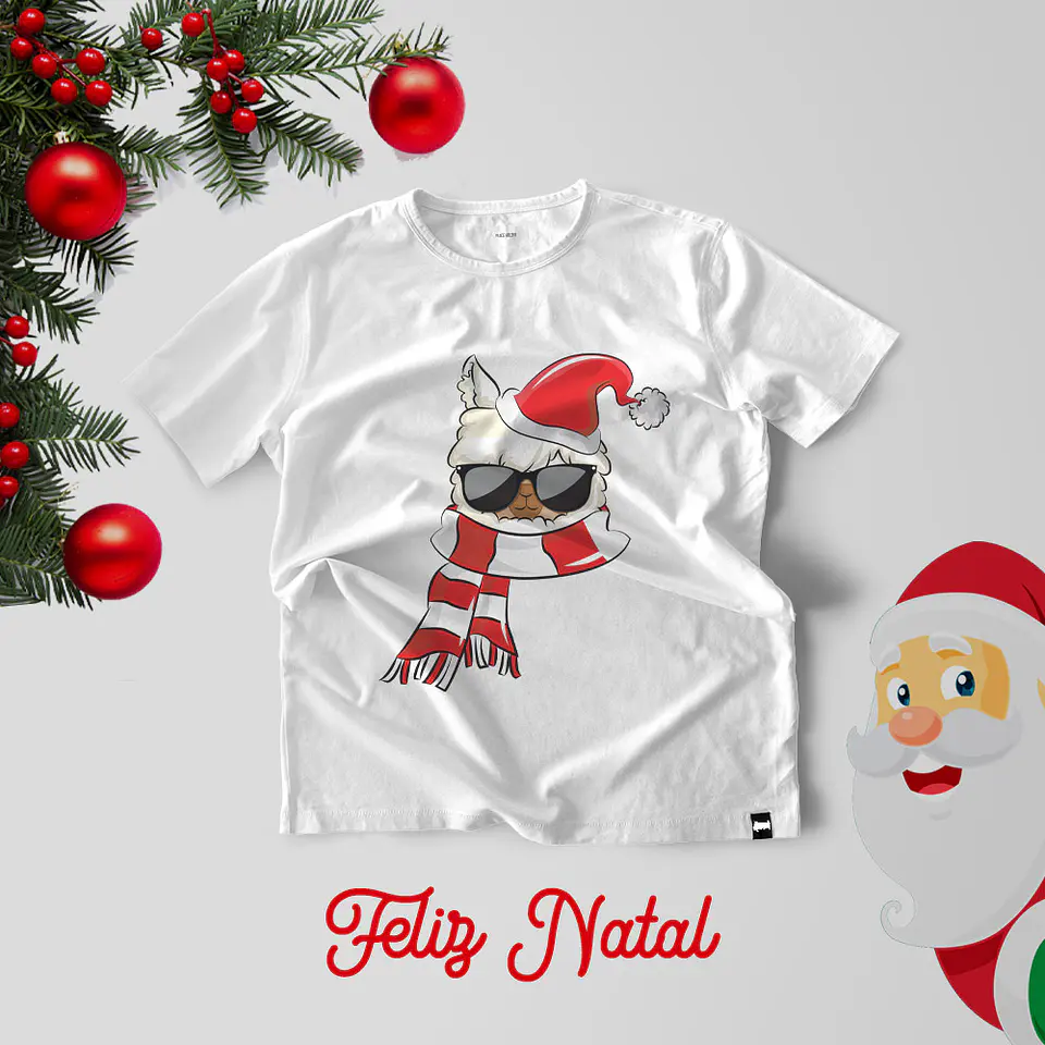 30 Artes para Camisa Papai Noel Natal Arquivo Editável  16