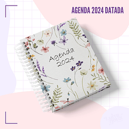 Arquivo Agenda Floral Datada 2024 Arquivo em Pdf 