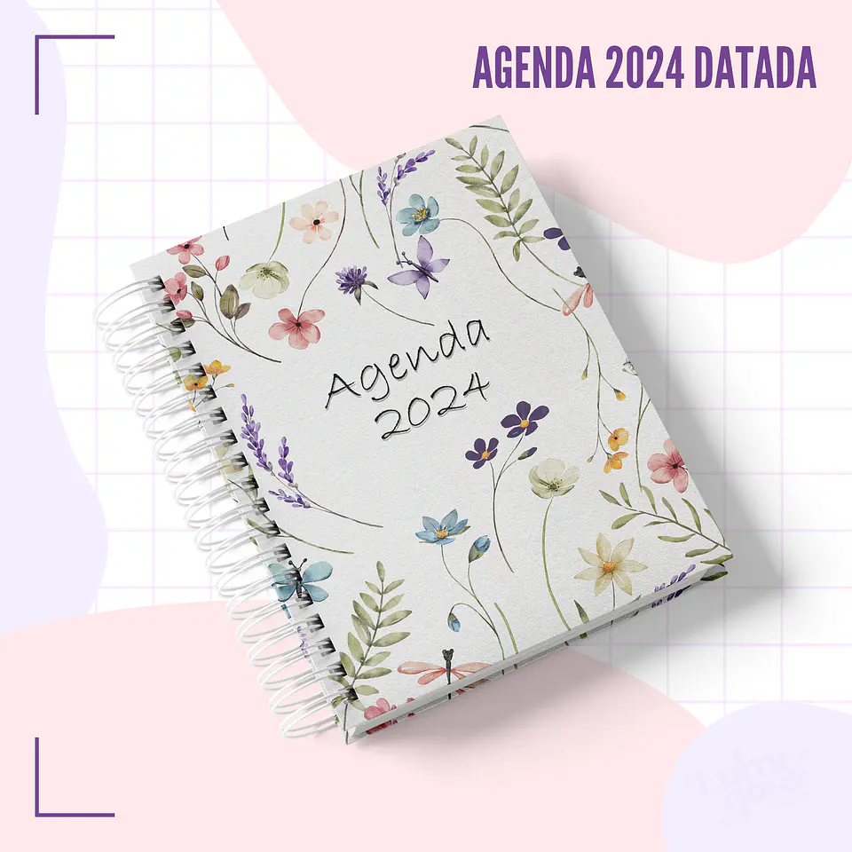 Arquivo Agenda Floral Datada 2024 Arquivo em Pdf  1