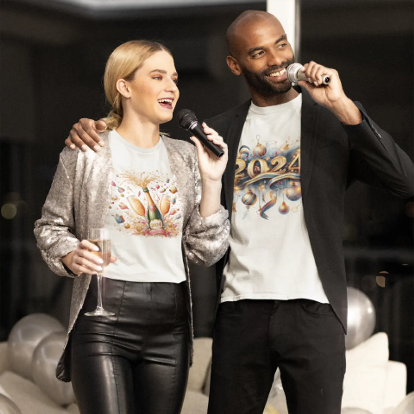 14 Artes para Camisa Ano Novo 2024 Arquivo em Png 3