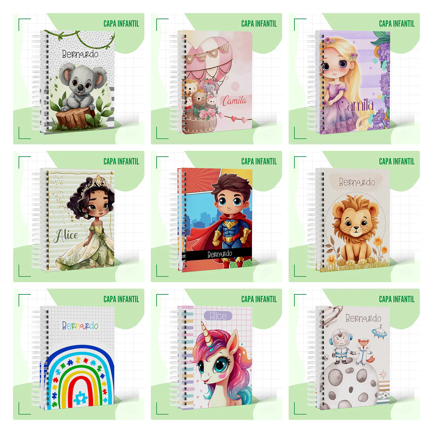 50 Artes para Capas Agendas 2024 Arquivo em Jpg 3