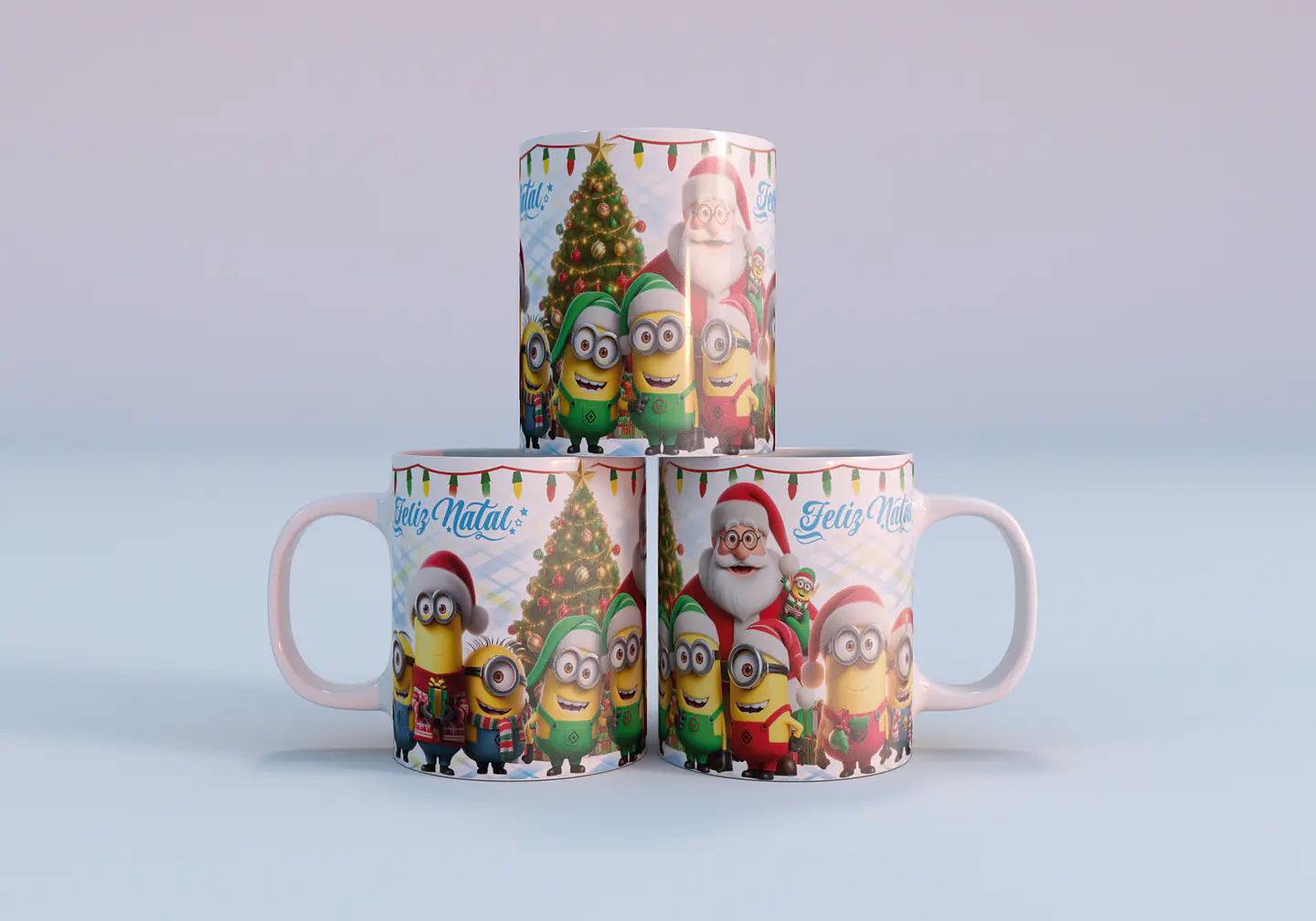 37 Artes para Caneca Natal Personagens Arquivo em Jpg 10