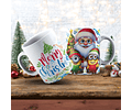 37 Artes para Caneca Natal Personagens Arquivo em Jpg