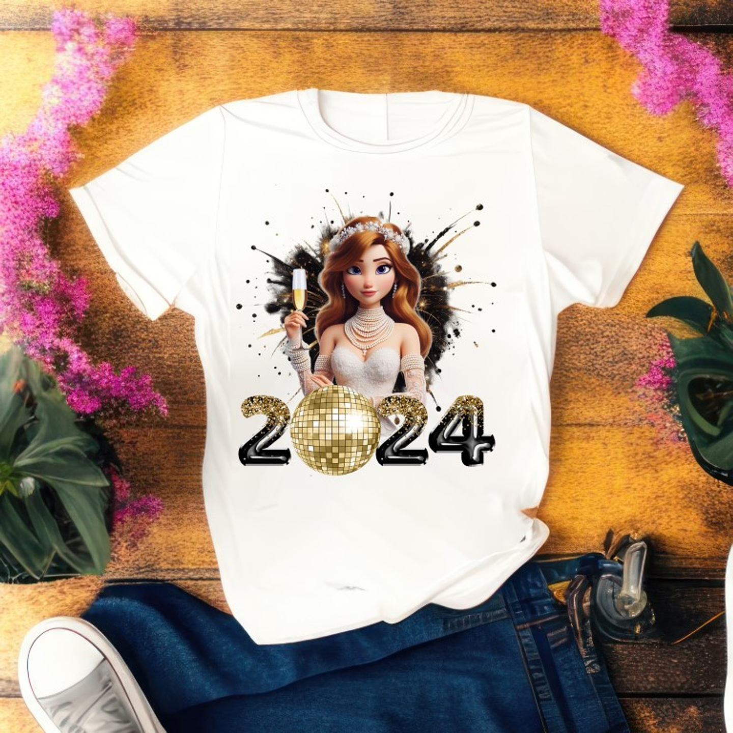 12 Artes para Camisa Mascotinhas Ano Novo 2024 Arquivo em Png 9