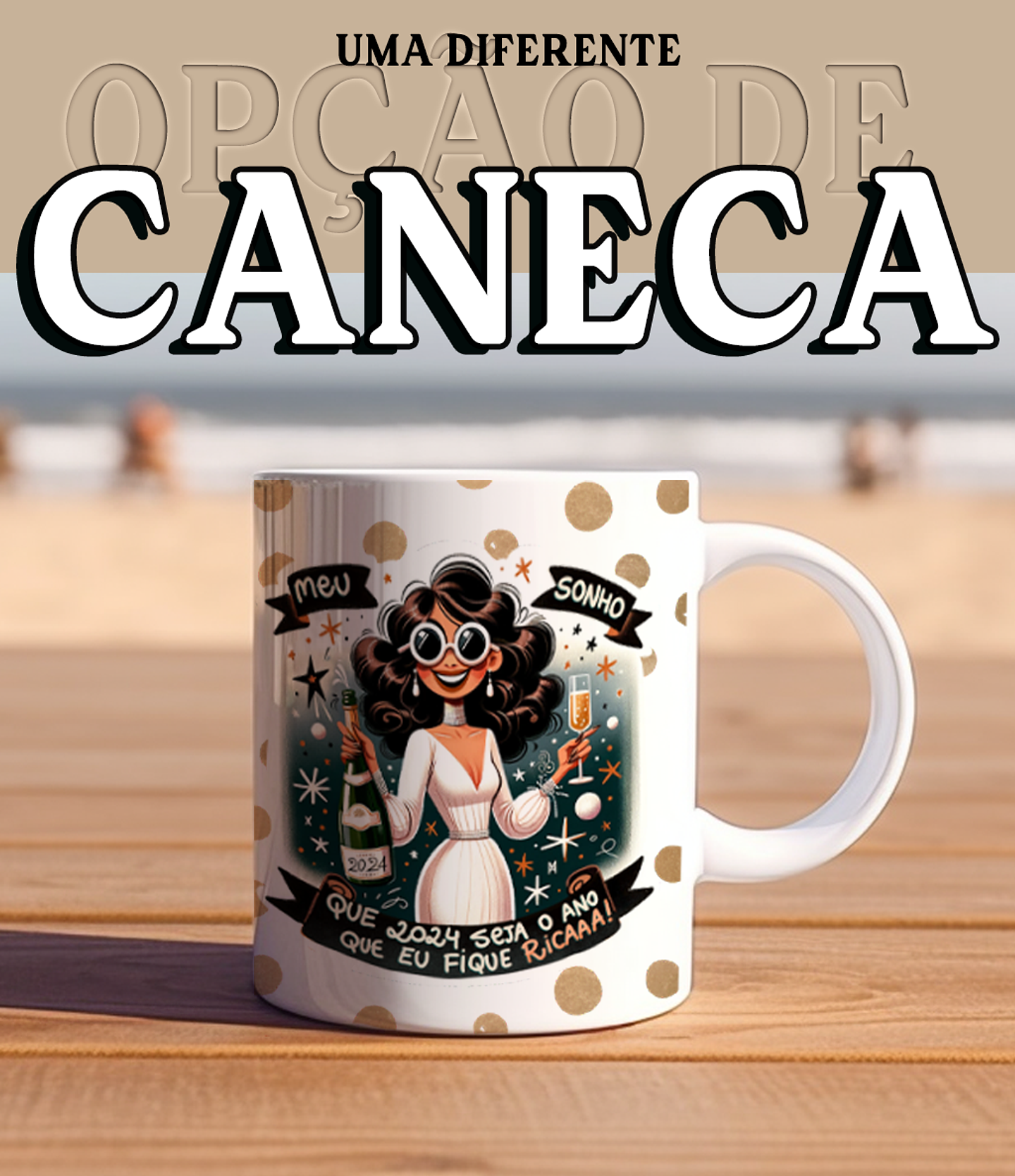 34 Artes para Caneca Ano Novo 2024 em Jpg 5