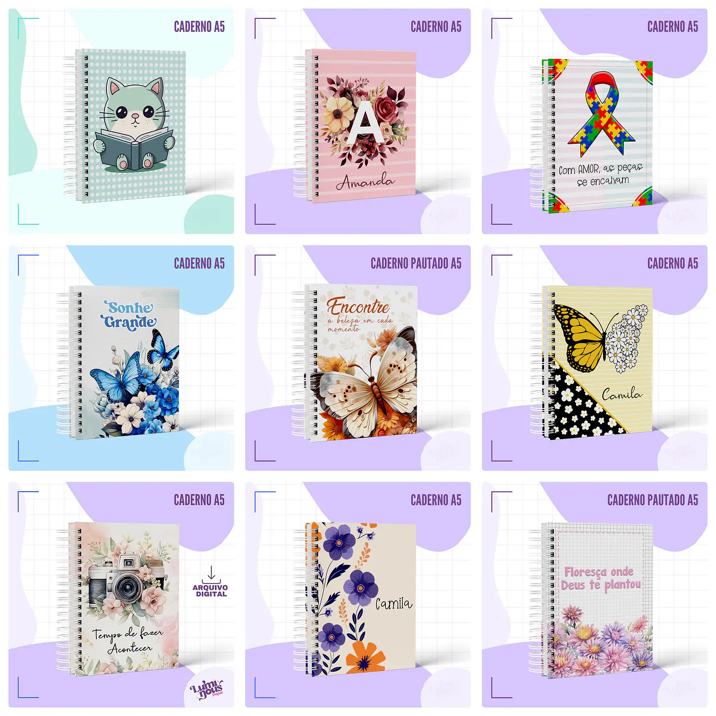 Arquivo Caderno Escolar Arquivo em Jpg 4