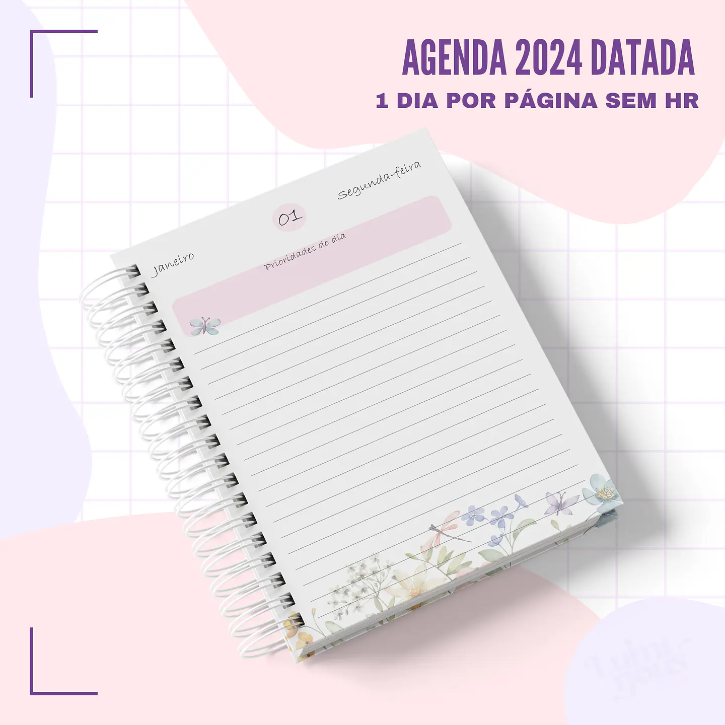 Arquivo Agenda Floral Datada 2024 Arquivo em Pdf  5