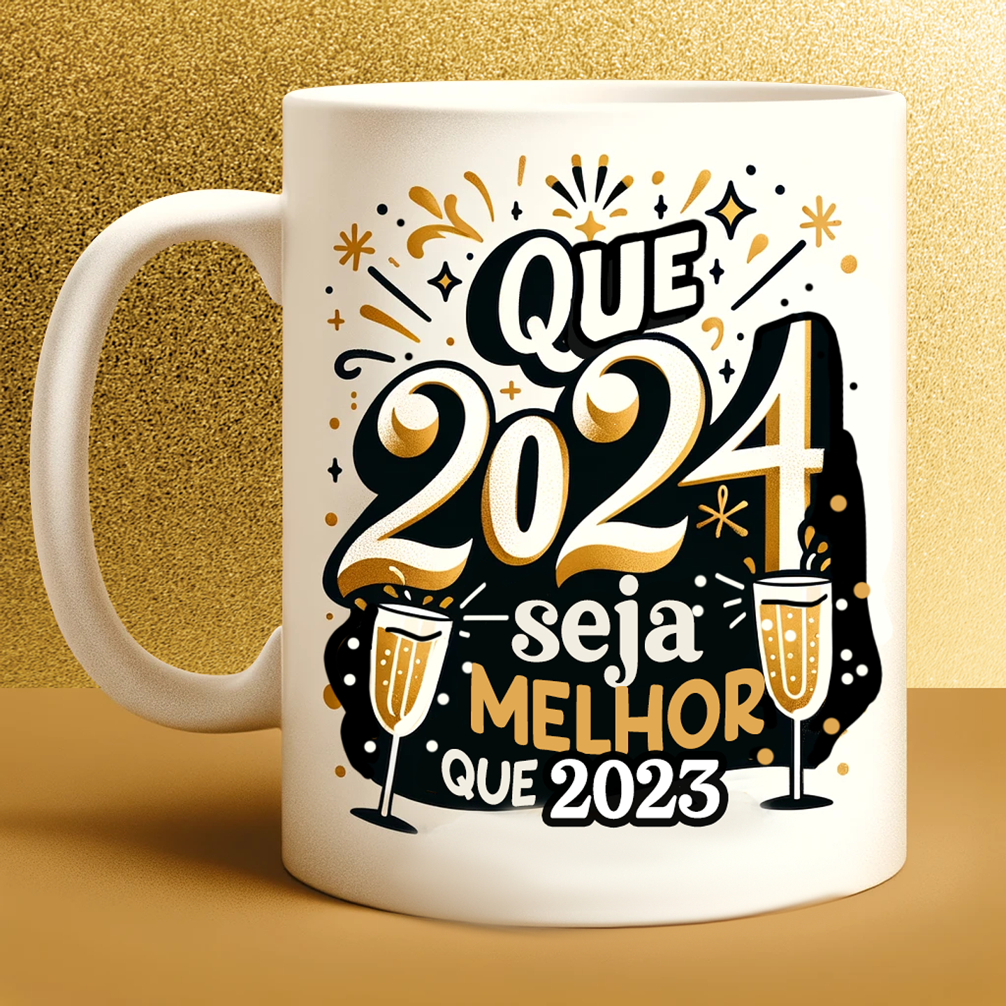 34 Artes para Caneca Ano Novo 2024 em Jpg 7