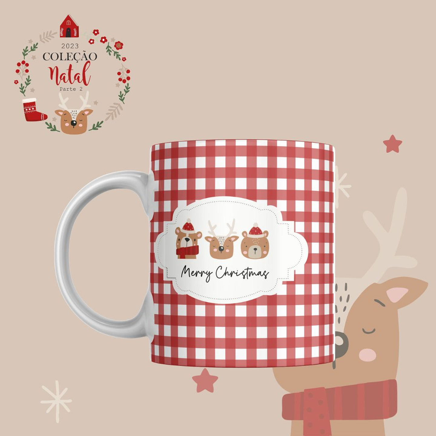 41 Artes para Caneca Natal Arquivo em Png  11