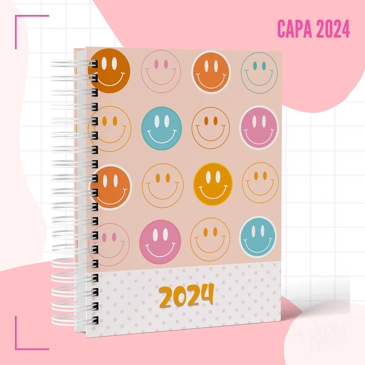 50 Artes para Capas Agendas 2024 Arquivo em Jpg 17