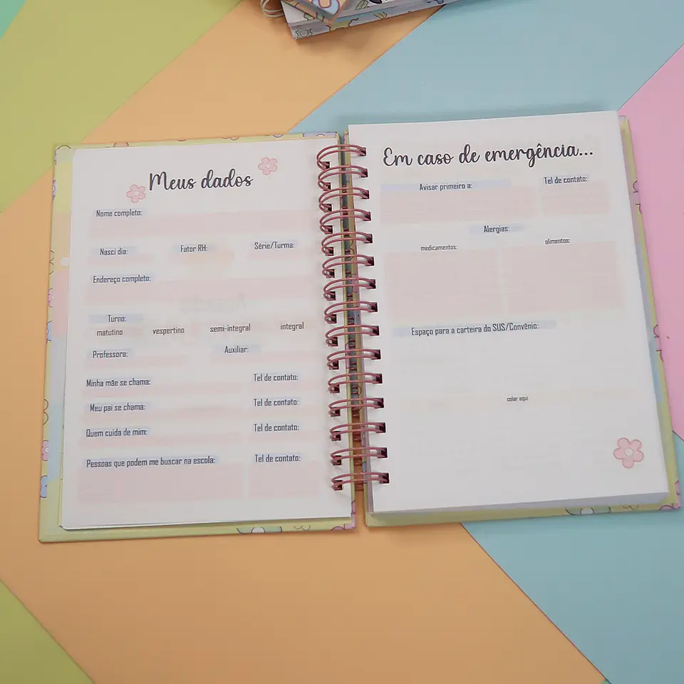 Arquivo Agenda Escolar Robô e Unicórnio 2024 Arquivo em Pdf 16