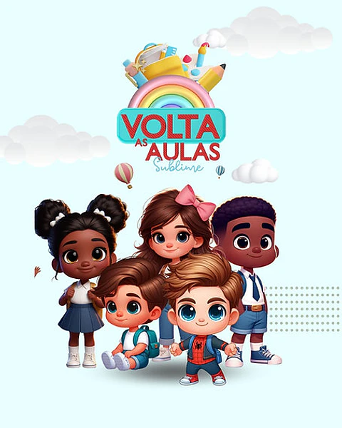 Arquivo Etiquetas Volta as Aulas em Pdf 