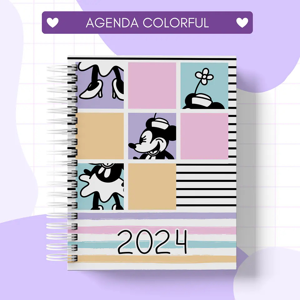Arquivo Agenda Mickey e Minnie 2024 em Pdf  2