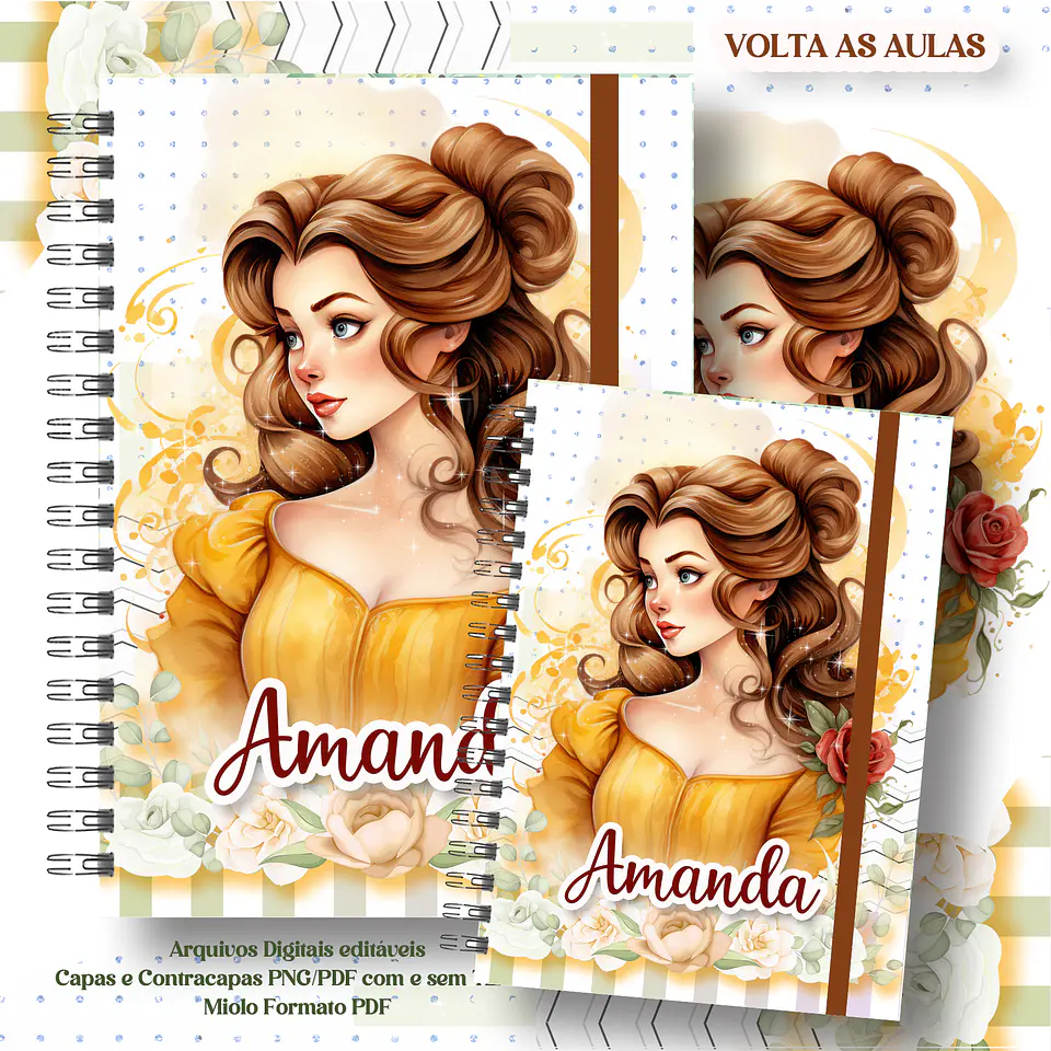 26 Artes para Cadernos Personagens Meninos e Meninas em Pdf 5