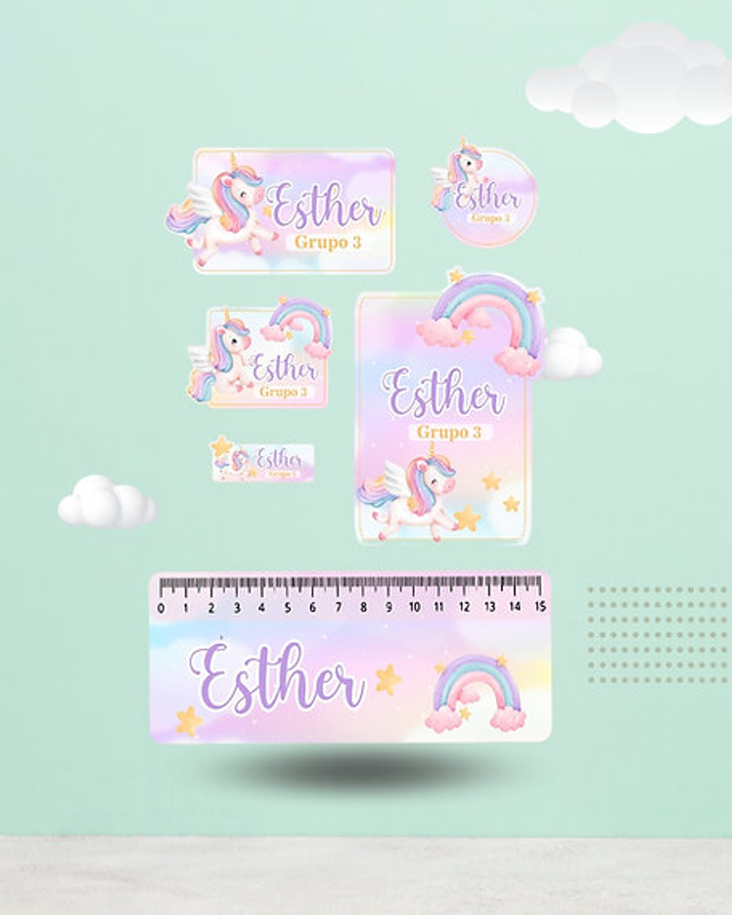 Arquivo Etiquetas Volta as Aulas em Pdf  9