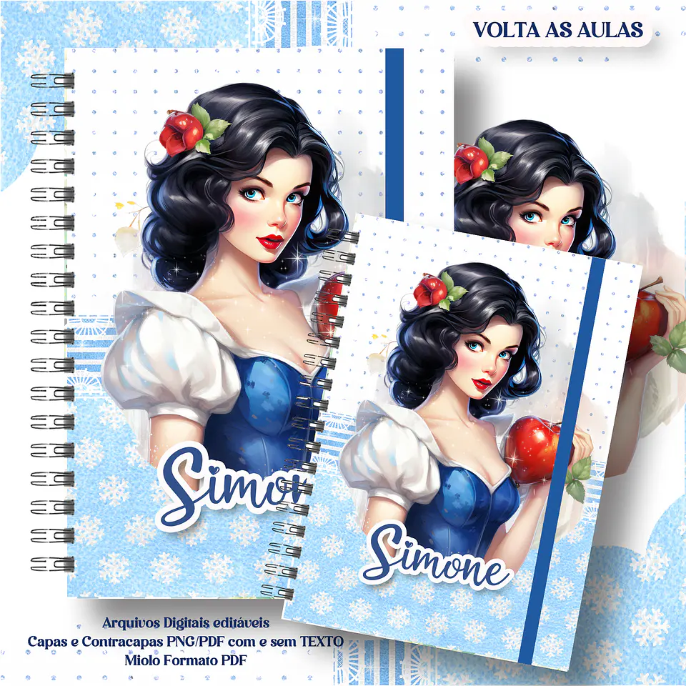 26 Artes para Cadernos Personagens Meninos e Meninas em Pdf 7