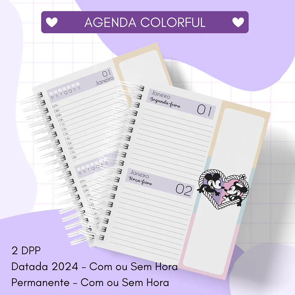 Arquivo Agenda Mickey e Minnie 2024 em Pdf  7