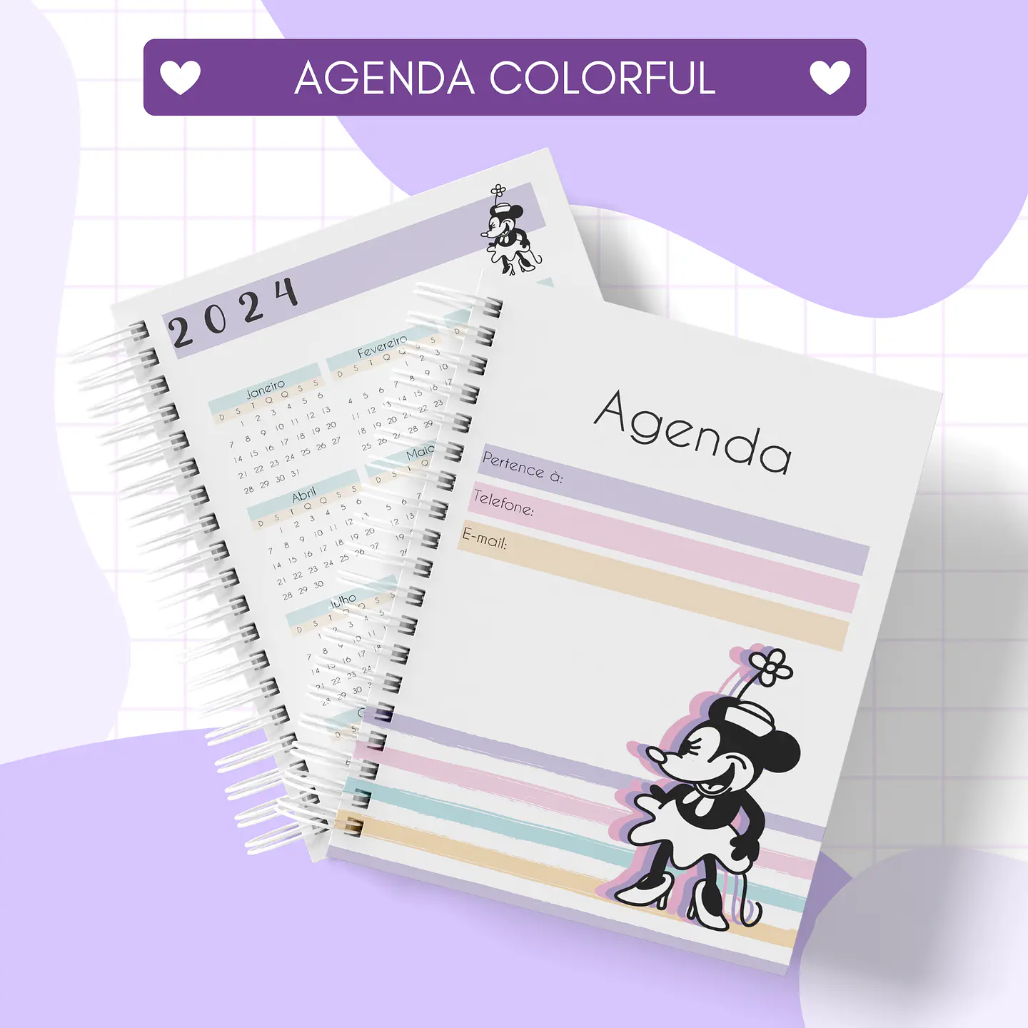 Arquivo Agenda Mickey e Minnie 2024 em Pdf  8