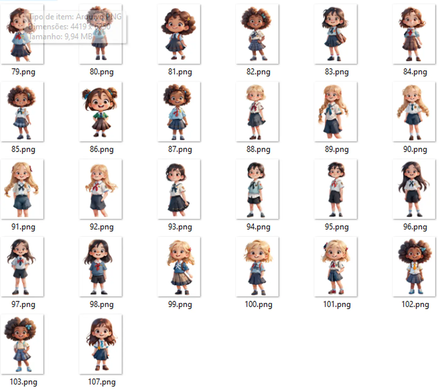 Kit Digital Volta as Aulas Mascotes School Arquivos em Png    5