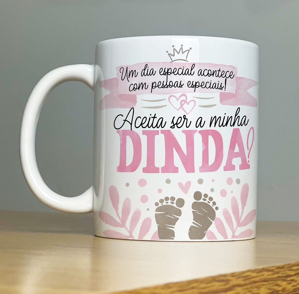 13 Artes para Caneca Dindo e Dinda Padrinhos em Jpg  2