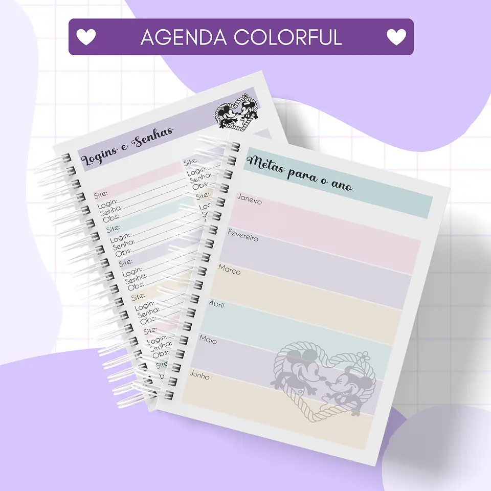 Arquivo Agenda Mickey e Minnie 2024 em Pdf  12