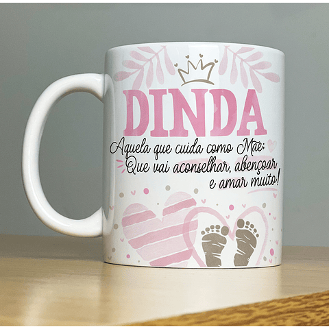 13 Artes para Caneca Dindo e Dinda Padrinhos em Jpg 