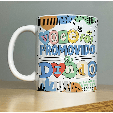 13 Artes para Caneca Dindo e Dinda Padrinhos em Jpg 