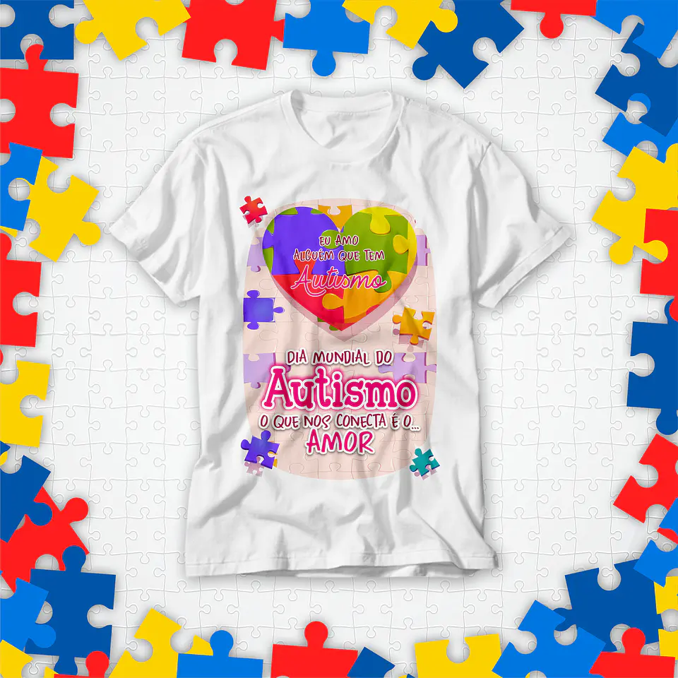 20 Artes para Camisa Autismo Arquivo Editavél  10