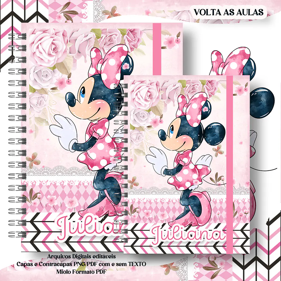 26 Artes para Cadernos Personagens Meninos e Meninas em Pdf 17