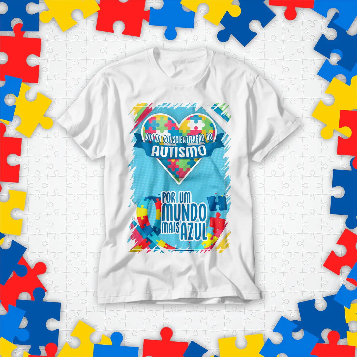 20 Artes para Camisa Autismo Arquivo Editavél  13