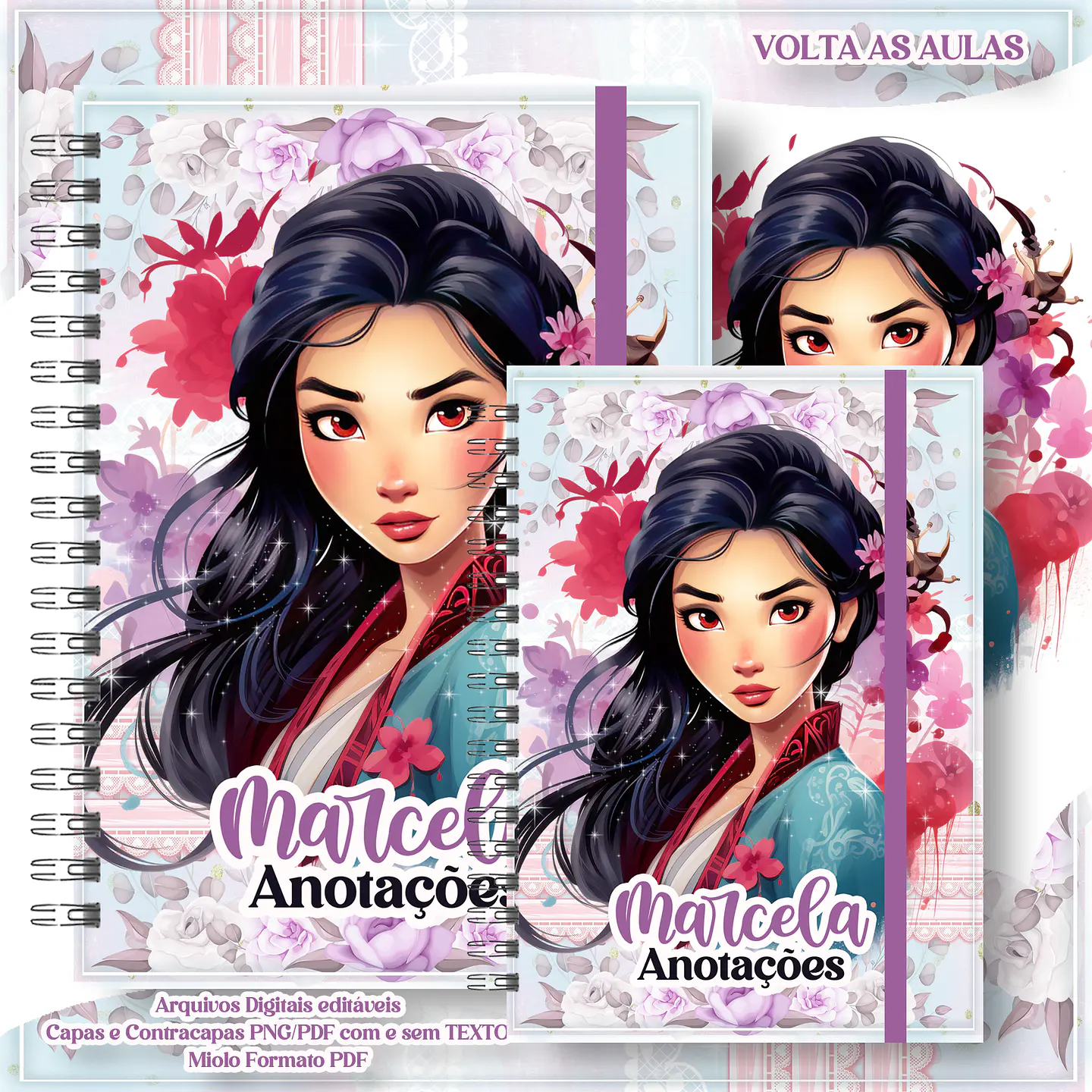 26 Artes para Cadernos Personagens Meninos e Meninas em Pdf 18